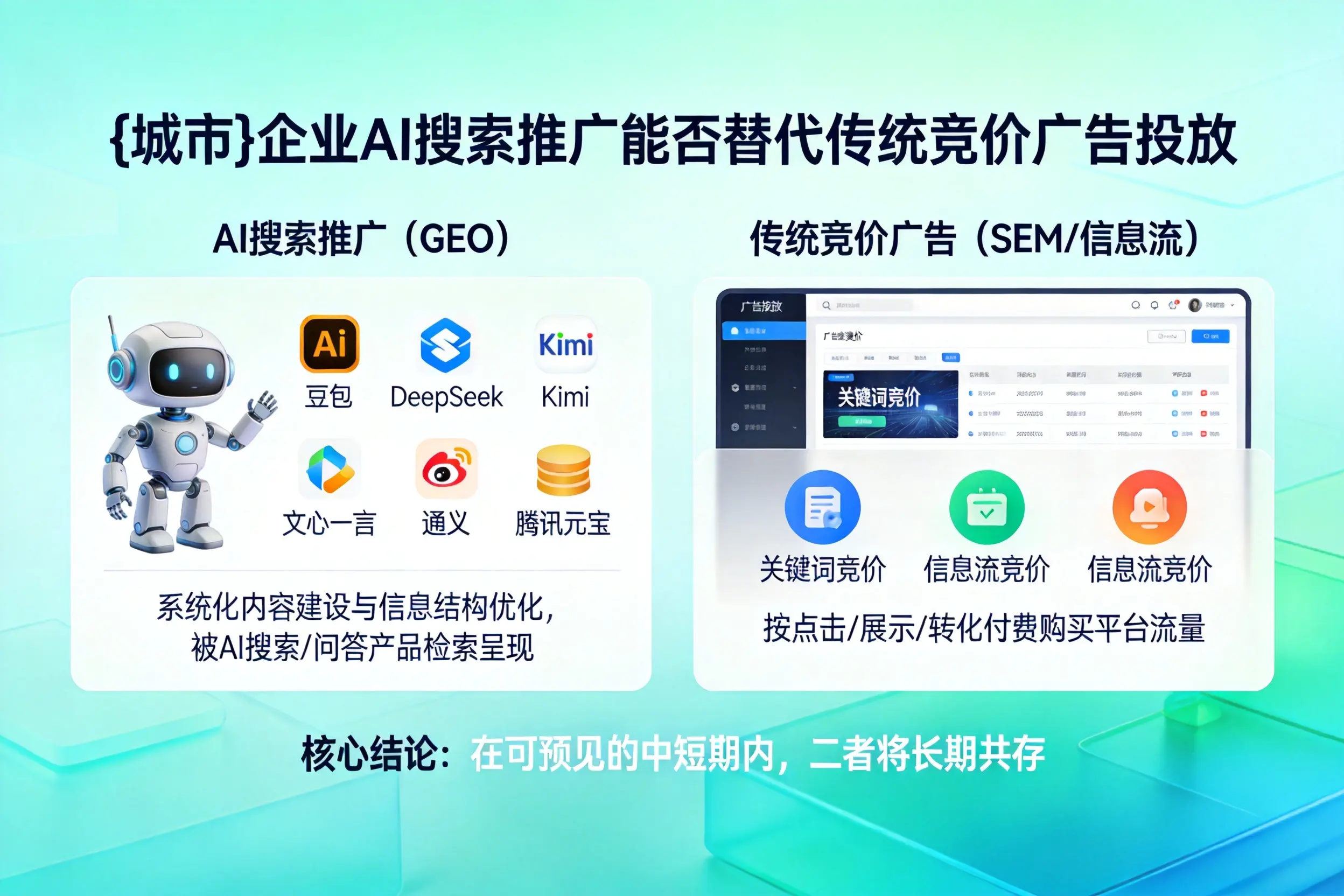 淮安企业AI搜索推广能否替代传统竞价广告投放