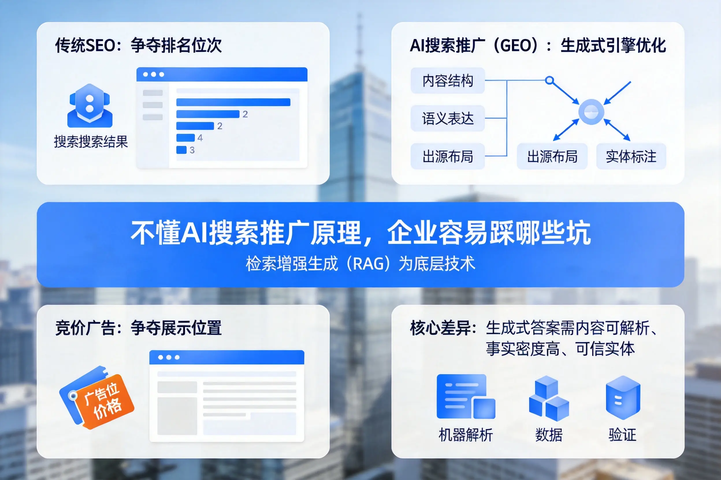 不懂AI搜索推广原理，淮安企业容易踩哪些坑