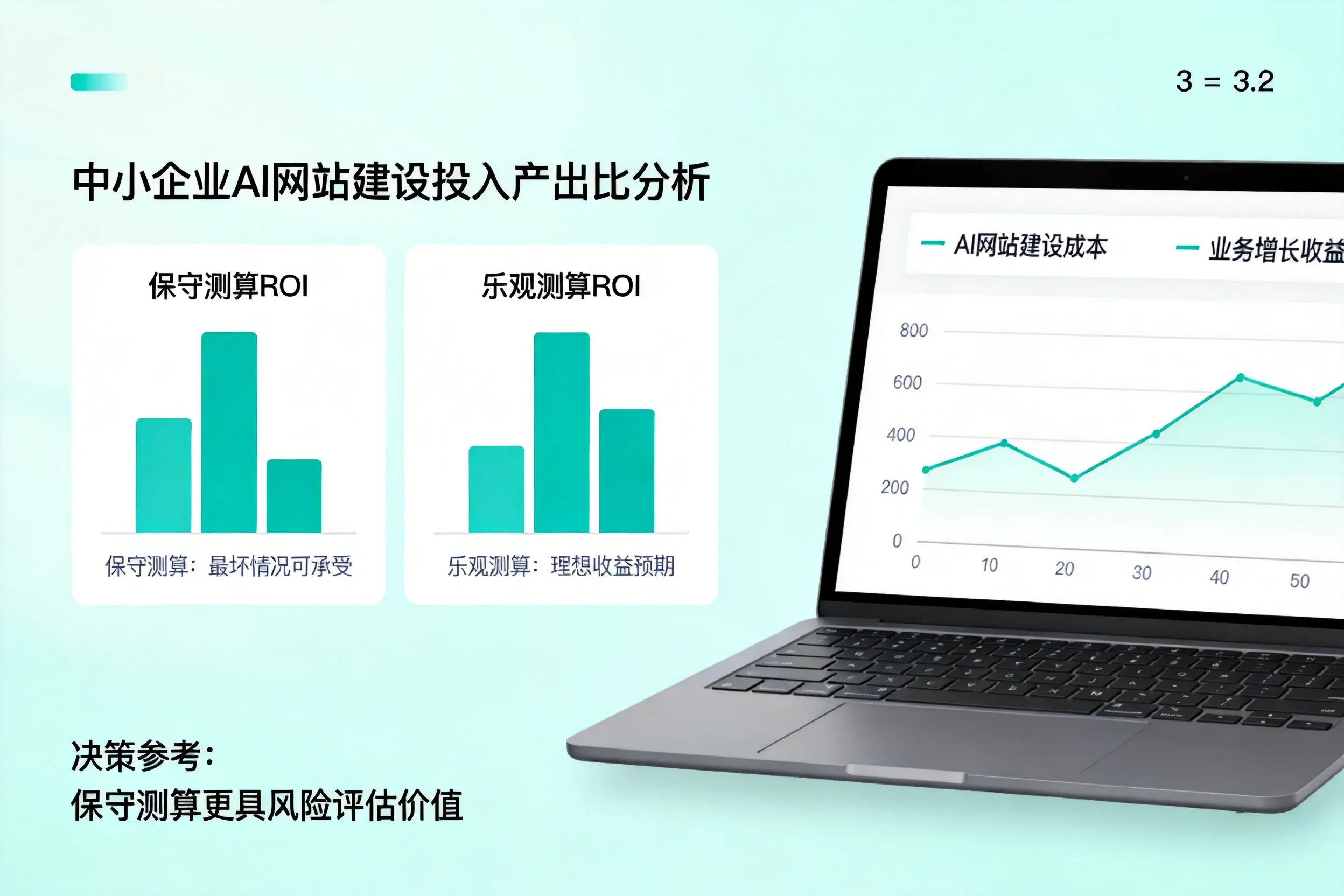 淮安中小企业AI网站建设投入产出比怎么算？先看这份分析