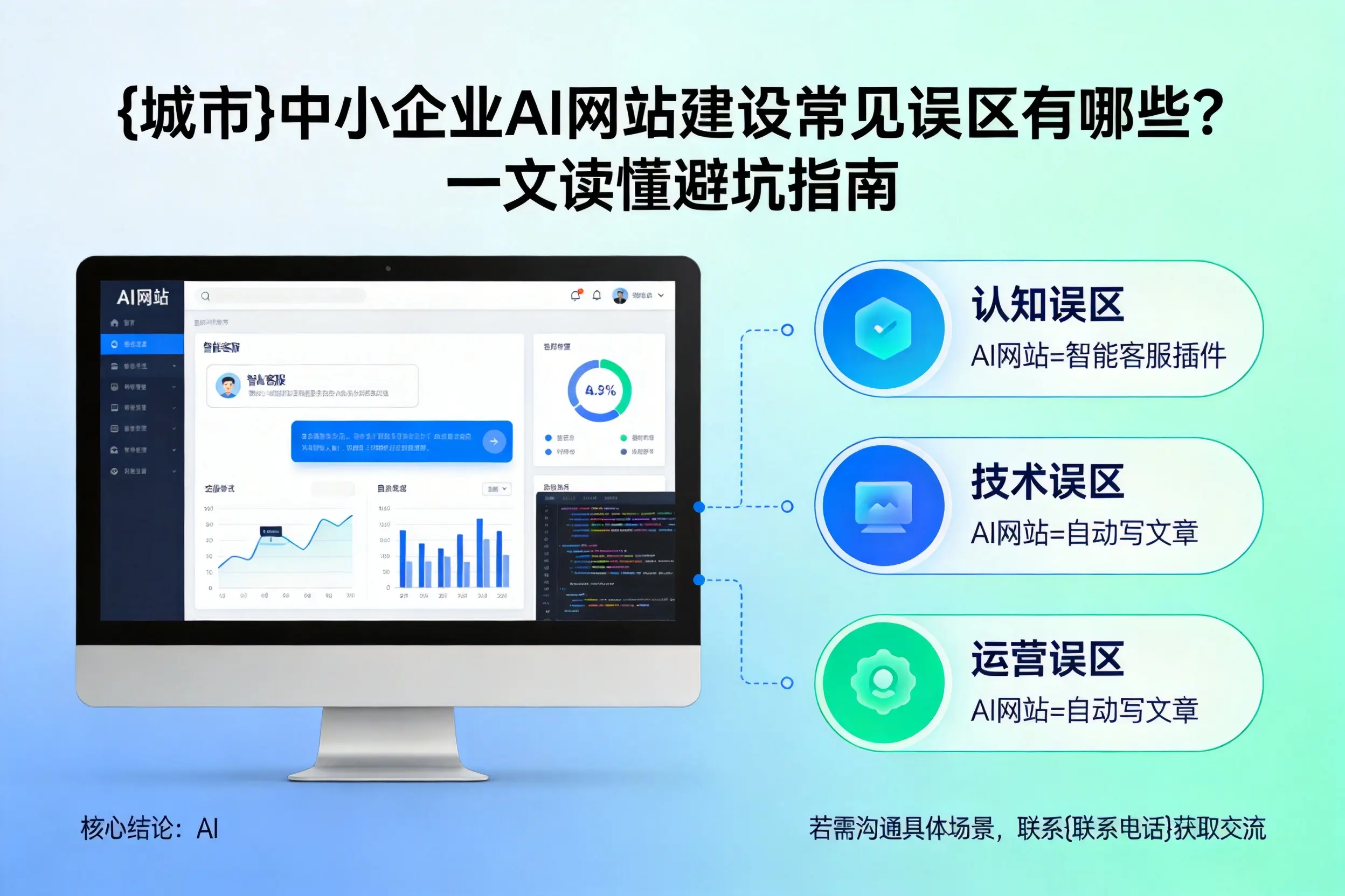 淮安中小企业AI网站建设常见误区有哪些？一文读懂避坑指南