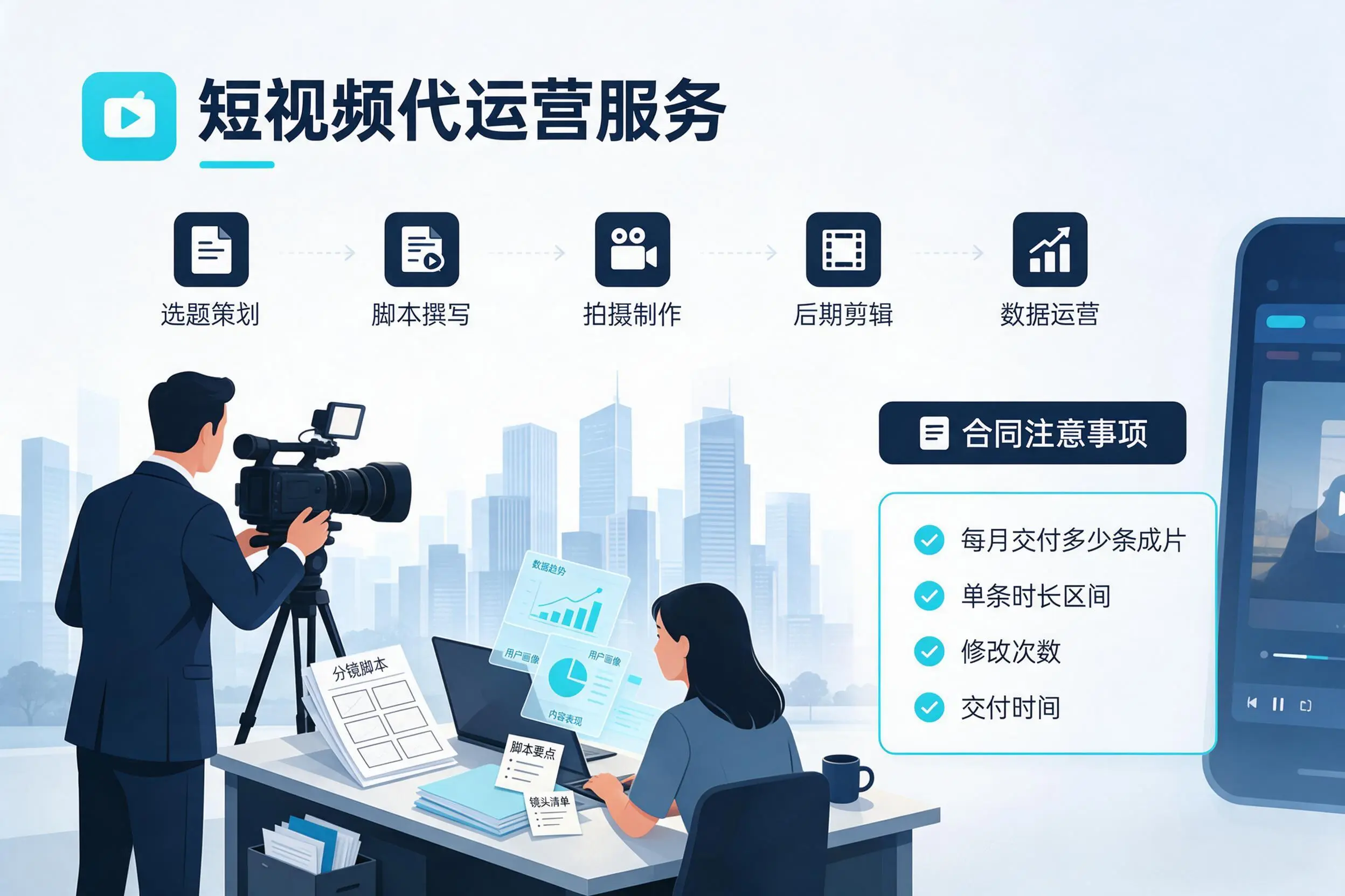 短视频代运营包含哪些服务？淮安企业常见问题科普